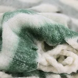 Coperte - Plaid in misto lana - Monica (verde)