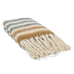 Coperte - Plaid in misto lana - Monica (giallo)