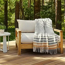 Coperte - Plaid in misto lana - Monica (giallo)