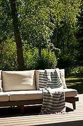 Coperte - Plaid in misto lana - Monica (rosa)