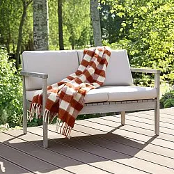 Coperte - Plaid in misto lana - Phoebe (rosa)