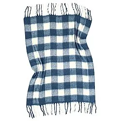 Coperte - Plaid in misto lana - Phoebe (blu)
