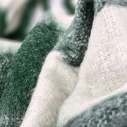 Coperte - Plaid in misto lana - Phoebe (verde)