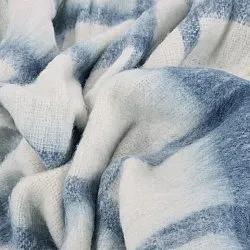 Coperte - Plaid in misto lana - Rachel (blu)