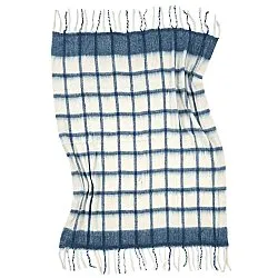 Coperte - Plaid in misto lana - Rachel (blu)