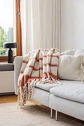 Coperte - Plaid in misto lana - Rachel (rosa)