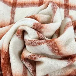 Coperte - Plaid in misto lana - Rachel (rosa)
