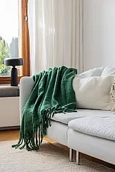 Coperte - Plaid in misto lana - Samantha (verde)