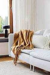 Coperte - Plaid in misto lana - Samantha (giallo)