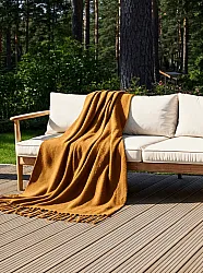 Coperte - Plaid in misto lana - Samantha (giallo)