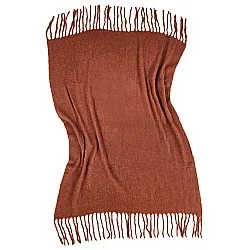 Coperte - Plaid in misto lana - Samantha (rame)