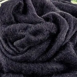 Coperte - Plaid in misto lana - Samantha (nero)