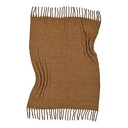 Coperte - Plaid in misto lana - Samantha (marrone)