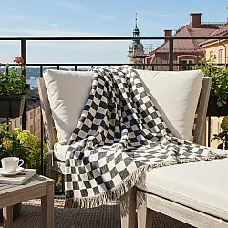 Coperte - Wallace Tapestry Blanket (bianco/nero)