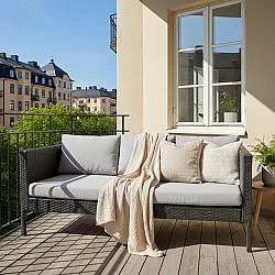 Coperte - Vanja Throw (beige)
