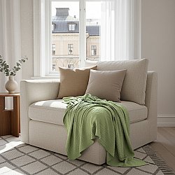 Coperte - Vanja Throw (verde chiaro)