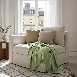 Coperte - Vanja Throw (verde chiaro)
