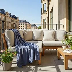 Coperte - Vanja Throw (blu scuro)