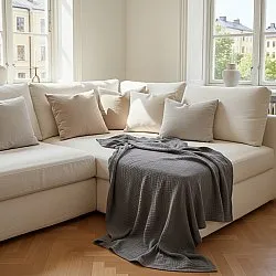 Coperte - Vanja Throw (nero)