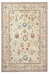 Tappeto a tessitura piatta - Adira (grigio/rosa)