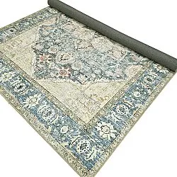 Tappeto a tessitura piatta - Alvand (blu)