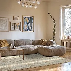Tappeto a tessitura piatta - Amena (beige)