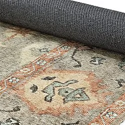 Tappeto a tessitura piatta - Amena (blu)