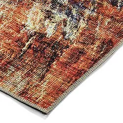 Tappeto a tessitura piatta - Bechar (rosso/multiplo)