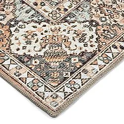 Tappeto a tessitura piatta - Berelina (beige/multicolore)