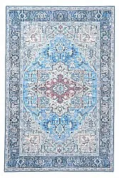 Tappeto a tessitura piatta - Birjand (blu)