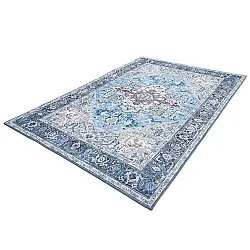 Tappeto a tessitura piatta - Birjand (blu)