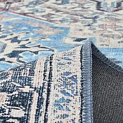 Tappeto a tessitura piatta - Birjand (blu)