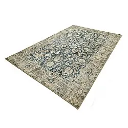 Tappeto a tessitura piatta - Delvar (blu)