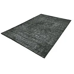Tappeto a tessitura piatta - Elarion (nero)