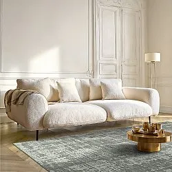 Tappeto a tessitura piatta - Elira (grigio)