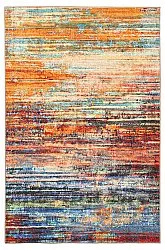 Tappeto a tessitura piatta - Kazea (arancione/multicolore)