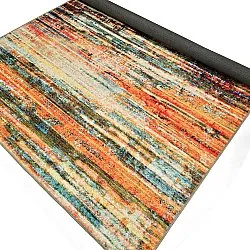 Tappeto a tessitura piatta - Kazea (arancione/multicolore)