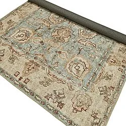 Tappeto a tessitura piatta - Layla (azzurro)