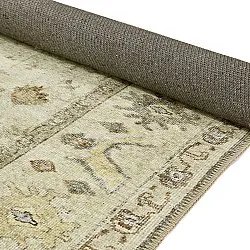 Tappeto a tessitura piatta - Linaar (crema)
