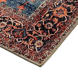 Tappeto a tessitura piatta - Mandalay (rosso)