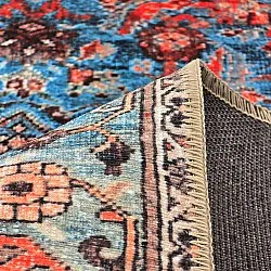 Tappeto a tessitura piatta - Mardin (rosso/blu)