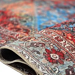 Tappeto a tessitura piatta - Mardin (rosso/blu)