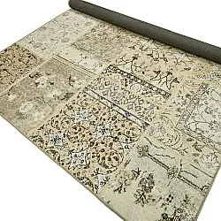 Tappeto a tessitura piatta - Myrina (beige)