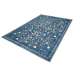 Tappeto a tessitura piatta - Nabilar (blu)