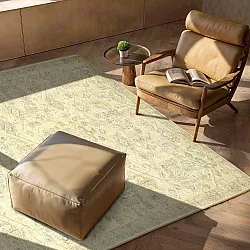 Tappeto a tessitura piatta - Noura (beige)