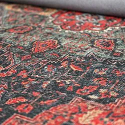 Tappeto a tessitura piatta - Velamir (rosso)