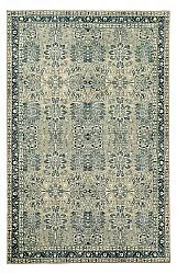 Tappeto a tessitura piatta - Yasirah (blu/verde)