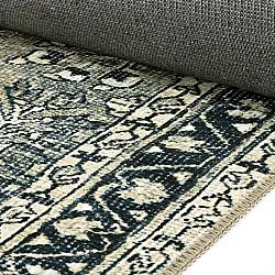 Tappeto a tessitura piatta - Yasirah (blu/verde)