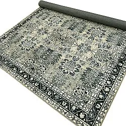 Tappeto a tessitura piatta - Yasirah (blu/verde)