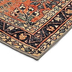 Tappeto a tessitura piatta - Yasirah (arancia)
